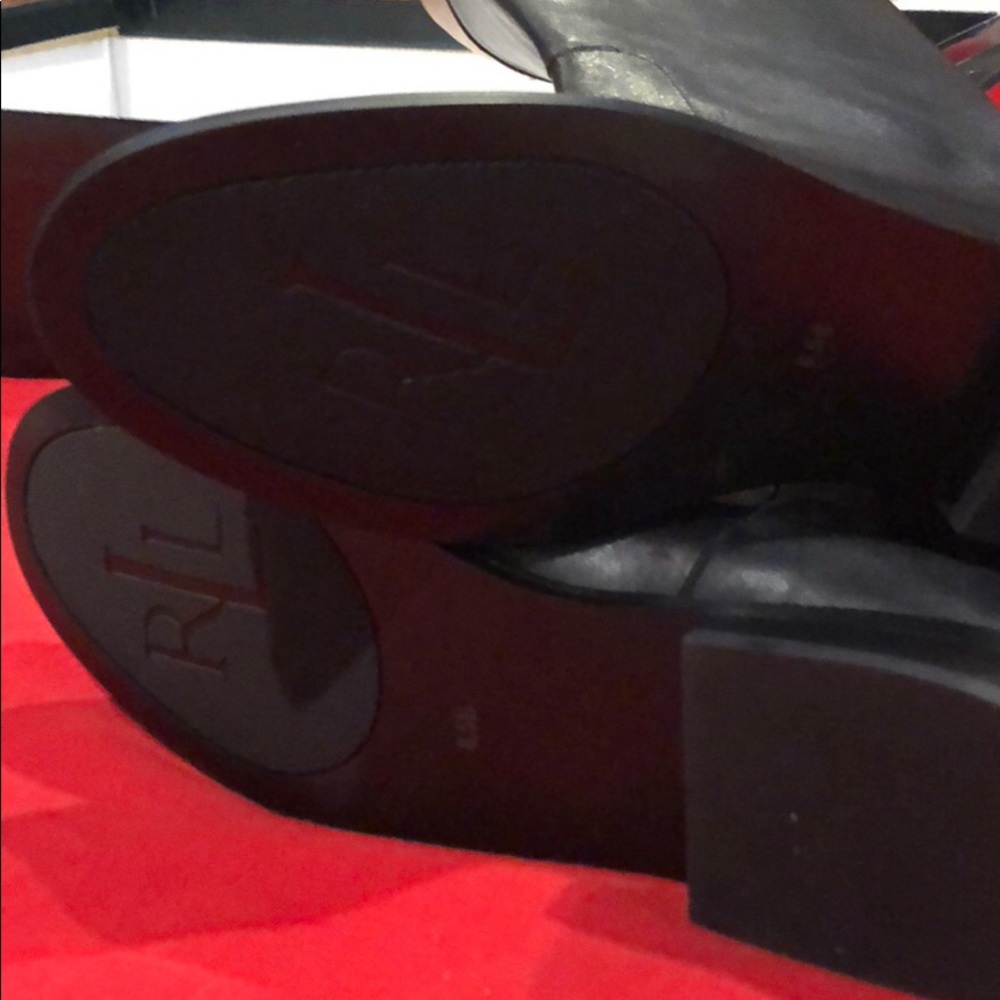 💕Price drop Ralph Lauren two toned blk/tan, gold💕 - Picture 4 of 5